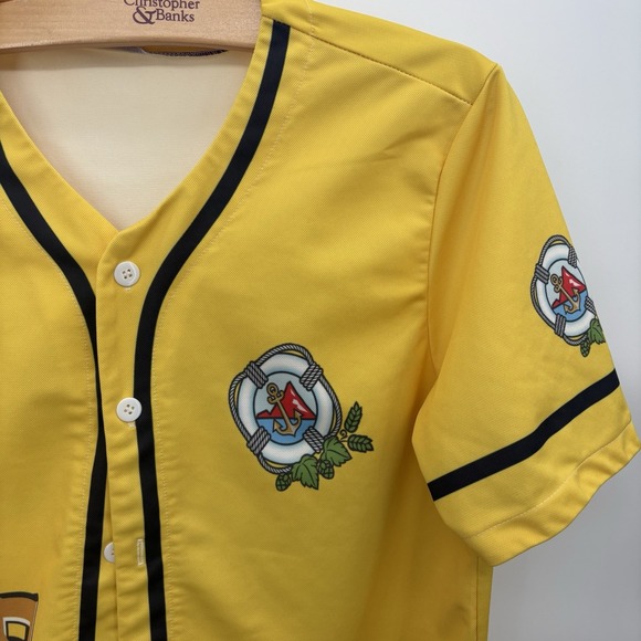Cerveza‎ Pacifico Clara Baseball Jersey Shirt Size Unisex Small - Yellow #21G - Picture 2 of 5